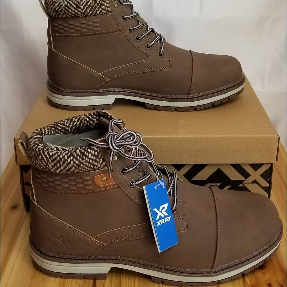 - XRAY Laceup Boots Brown Sz 11 Mens New